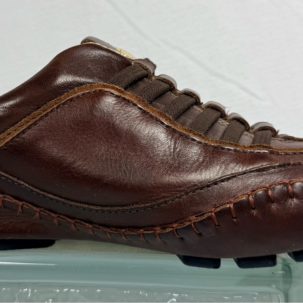 PIKOLINOS Fuencarral Made in Spain lightweight Brown Leather Slip-On Loafers - Picture 4 of 9
